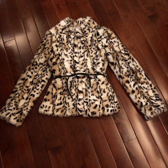 White House Black Market Jackets & Blazers - 💕sold💕White House Black Market Faux Fur Coat